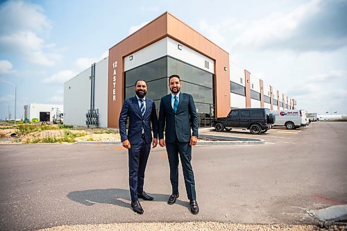 MIKAELA MACKENZIE / FREE PRESS

Whiteland Real Estate co-owners Amritpal Jhand (left) and Satpal Sidhu at 12 Aster Drive (a building they just finished) on Wednesday, July 24, 2024. 

For Josh story.