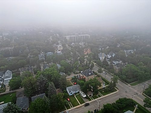 24072024
Fog hangs over Brandon on a humid Wednesday morning. Environment Canada predicts a high of 34 C today.
(Tim Smith/The Brandon Sun)