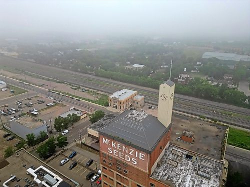 24072024
Fog hangs over Brandon on a humid Wednesday morning. Environment Canada predicts a high of 34 C today.
(Tim Smith/The Brandon Sun)