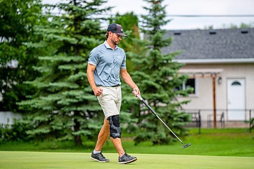 NIC ADAM / FREE PRESS
Drew Jones, of Shilo Country Club, plays in the final round of the Manitoba men's amateur championship at Rossmere Golf &amp; Country Club Wednesday.
240724 - Wednesday, July 24, 2024.

Reporter: Mike McIntyre