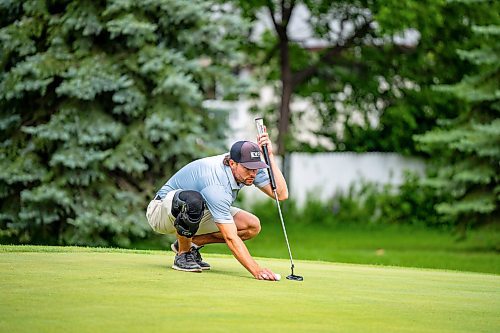 NIC ADAM / FREE PRESS
Drew Jones, of Shilo Country Club, plays in the final round of the Manitoba men's amateur championship at Rossmere Golf &amp; Country Club Wednesday.
240724 - Wednesday, July 24, 2024.

Reporter: Mike McIntyre