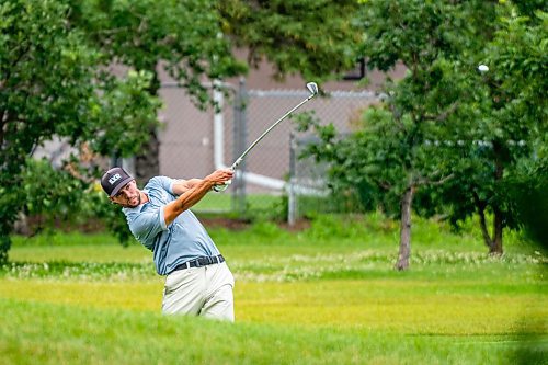 NIC ADAM / FREE PRESS
Drew Jones, of Shilo Country Club, plays in the final round of the Manitoba men's amateur championship at Rossmere Golf &amp; Country Club Wednesday.
240724 - Wednesday, July 24, 2024.

Reporter: Mike McIntyre