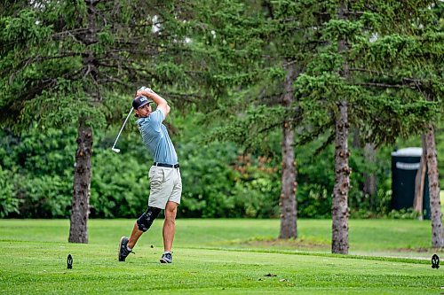 NIC ADAM / FREE PRESS
Drew Jones, of Shilo Country Club, plays in the final round of the Manitoba men's amateur championship at Rossmere Golf &amp; Country Club Wednesday.
240724 - Wednesday, July 24, 2024.

Reporter: Mike McIntyre