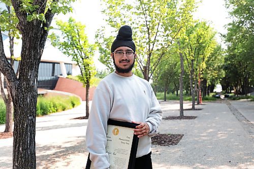 Ruth Bonneville / Free Press

volunteers

Photo of high school graduate, Baljot Rai (17yrs), founder of One in All, a project that helps get religious materials into the hands of incarcerated folks who practice minority faiths.  Photo taken in front of the CMHR (Canadian Museum for Human Rights), where he also, volunteers. 

Aaron's column

July 25th,  2024

