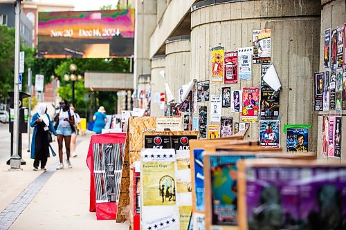 MIKAELA MACKENZIE / FREE PRESS

Posters outside of the RMTC during Fringe Festival on Friday, July 26, 2024. 

For &#x460;story.