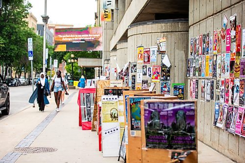 MIKAELA MACKENZIE / FREE PRESS

Posters outside of the RMTC during Fringe Festival on Friday, July 26, 2024. 

For &#x460;story.