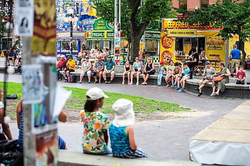 MIKAELA MACKENZIE / FREE PRESS

The Old Market Square outdoor stage at Fringe Festival on Friday, July 26, 2024. 

For &#x460;story.