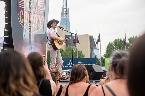 Mike Sudoma/Free Press
Jade Eagleson plays the Country Rising Music Festival at Blue Cross Park Friday afternoon
July 26, 2024
