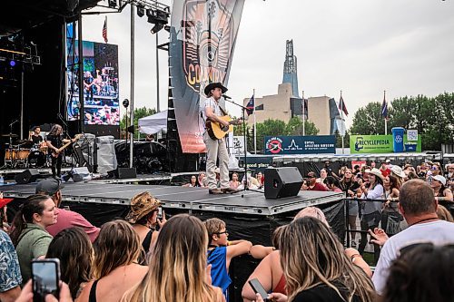 Mike Sudoma/Free Press
Jade Eagleson plays the Country Rising Music Festival at Blue Cross Park Friday afternoon
July 26, 2024
