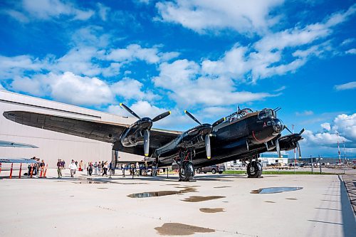 NIC ADAM / FREE PRESS
The Avro Lancaster at the Royal Aviation Museum of Western Canada on Tuesday afternoon.
240716 - Tuesday, July 16, 2024.

Reporter: Nicole