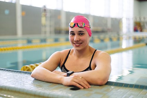 MIKE DEAL / FREE PRESS
Breaststroker Kelsey Wog during training at the Joyce Fromson Pool, U of M, Thursday prior to heading to Toronto for the Olympic swimming trials.
See Mike Sawatzky story
240509 - Thursday, May 09, 2024.