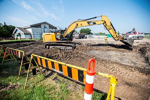 MIKAELA MACKENZIE / FREE PRESS

	
Northwood Community Centre, where a new basketball court and playground are being built, on Wednesday, July 31, 2024. 

For Jura story.