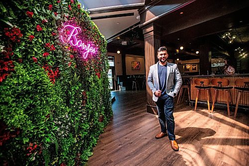 MIKAELA MACKENZIE / FREE PRESS

	
Amit Saini, co-owner of Boujee Restaurant and Bar, in the new downtown restaurant on Wednesday, July 31, 2024. 

For Gabby story.