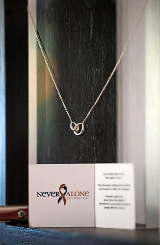 Ruth Bonneville / Free Press

BIZ - Druxman

Hilary Druxman Design at 258 McDermot Ave.

Photo of a necklaces from Druxman's Good Works collection, titled, Never Alone.  Proceeds support the Never Alone message for those fighting cancer,  This is just one of many necklaces Druxman has created in her Good Works Series. 

This is for Aaron's  Aug. 2 'Made in Manitoba' article.


Aug 1st,  2024

