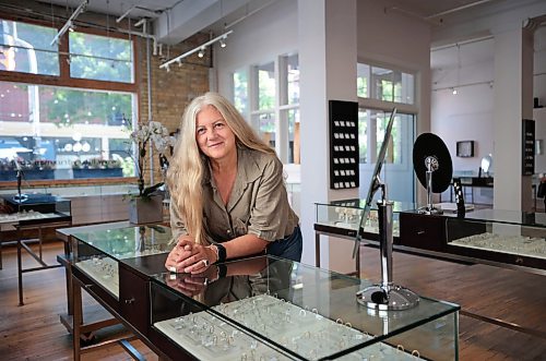 Ruth Bonneville / Free Press

BIZ - Druxman

Photos of Hilary Druxman, jewellery designer and the founder of Hilary Druxman Design in her Exchange District store.  Her company marked its 30th anniversary this past March.

This is for Aaron's  Aug. 2 'Made in Manitoba' article.

Aug 1st,  2024

