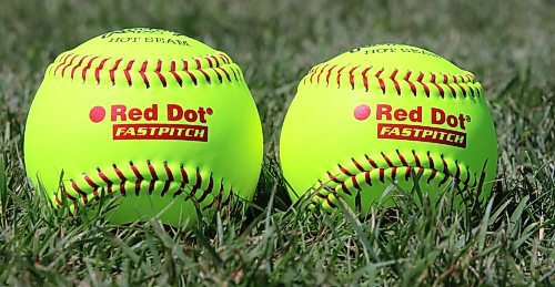 A 12-inch softball, left, is shown beside a smaller 11-inch softball on Thursday at the Ashley Neufeld Softball Complex. Manitoba is the only province in the country using the larger ball, a decision made to encourage more hitting and better defence. (Perry Bergson/The Brandon Sun)
Aug. 1, 2024