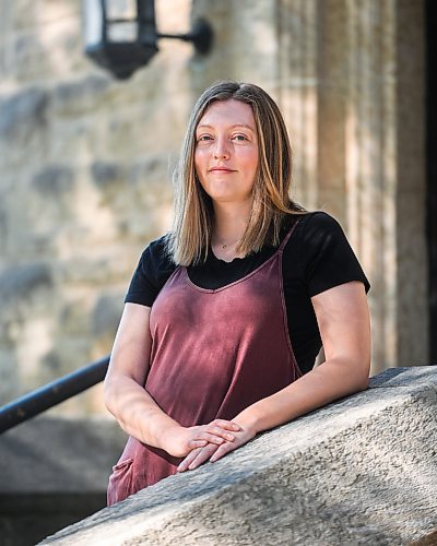 Mike Sudoma/Free Press
Cara Isaak - Newly hired University of Winnipeg athletic director at the Canadian Mennonite University Campus Thursday morning
August 1, 2024
