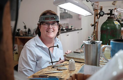 Ruth Bonneville / Free Press

BIZ - Druxman

Hilary Druxman, jewellery designer and the founder of Hilary Druxman which has celebrated their 30th anniversary this past March.

Photo in the workshop with longtime employee, Jennifer Mizak, who is a goldsmith. 

This is for Aaron's  Aug. 2 'Made in Manitoba' article.


Aug 1st,  2024

