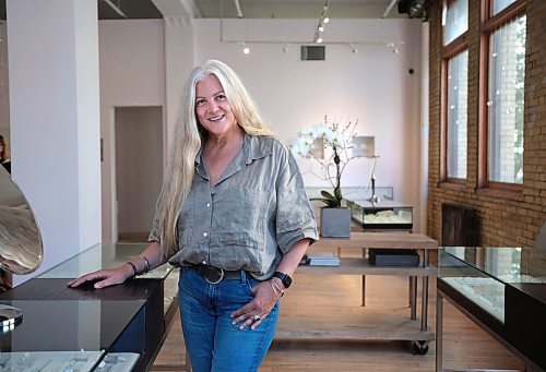 Ruth Bonneville / Free Press

BIZ - Druxman

Photos of Hilary Druxman, jewellery designer and the founder of Hilary Druxman Design in her Exchange District store.  Her company marked its 30th anniversary this past March.

This is for Aaron's  Aug. 2 'Made in Manitoba' article.

Aug 1st,  2024

