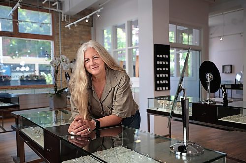 Ruth Bonneville / Free Press

BIZ - Druxman

Photos of Hilary Druxman, jewellery designer and the founder of Hilary Druxman Design in her Exchange District store.  Her company marked its 30th anniversary this past March.

This is for Aaron's  Aug. 2 'Made in Manitoba' article.

Aug 1st,  2024

