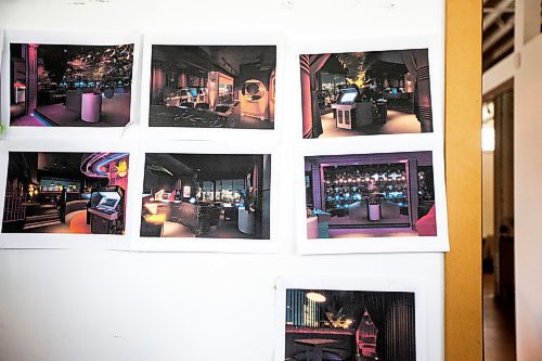 MIKAELA MACKENZIE / FREE PRESS

	
Renderings for the Barcade space at Fireside Design offices on Wednesday, July 31, 2024. 

For Eva story.