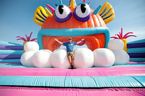 Ruth Bonneville / Free Press

ENT - big bounce

Big Bounce preview 

Photo of Darren Halls, Tour Manager of Big Bounce America trying out the HUGE Air Space slide and Foam Cannons bounce rides Friday.  The Big Bounce Tour is open to all ages and is on all weekend at Red River Exhibition Grounds. 

Note:  They did not have all their bounce rides set up yet at the time the photo was taken.  


BIG BOUNCE CANADA: The Big Bounce Canada Tour has taken over Red River Exhibition Park from August 2 to 4, 2024, with the World&#x573; Largest Bounce House and other thrilling inflatables. 

Aug 2nd,  2024

