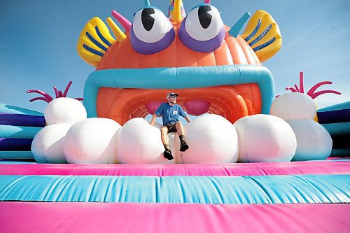 Ruth Bonneville / Free Press

ENT - big bounce

Big Bounce preview 

Photo of Darren Halls, Tour Manager of Big Bounce America trying out the HUGE Air Space slide and Foam Cannons bounce rides Friday.  The Big Bounce Tour is open to all ages and is on all weekend at Red River Exhibition Grounds. 

Note:  They did not have all their bounce rides set up yet at the time the photo was taken.  


BIG BOUNCE CANADA: The Big Bounce Canada Tour has taken over Red River Exhibition Park from August 2 to 4, 2024, with the World&#x573; Largest Bounce House and other thrilling inflatables. 

Aug 2nd,  2024

