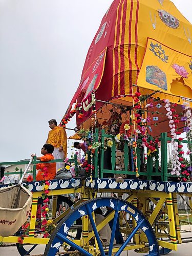 A side view of the chariot (John Longhurst / Free Press)
