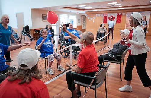 Ruth Bonneville / Free Press

Standup - Interfacility Olympics

The Saul and Claribel Simkin Centre (blue team &amp; Misericordia Place (red shirts) take part in, Go for Gold, in the First Interfacility Olympics at The Saul and Claribel Simkin Centre Tuesday.   

The Saul and Claribel Simkin Centre partnered with the Misericordia Place to host the inaugural Interfacility two-day event which included opening ceremonies and a host of events including Balloon Net Volleyball, Axe Throwing, Shuffleboard to name a few, for camaraderie, showcase residents&#x2019; talents and create unforgettable memories for all participants in both personal care homes.  

The Closing Ceremonies will take place on Thursday, August 8, 2024, at 2 p.m with the announcement of winners and medal presentations with special guests.


Aug 6th,  2024

