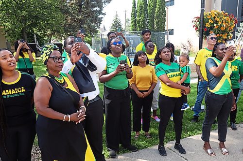 Members of Brandon’s Jamaican community celebrate the country's independence day. (Tim Smith/The Brandon Sun)