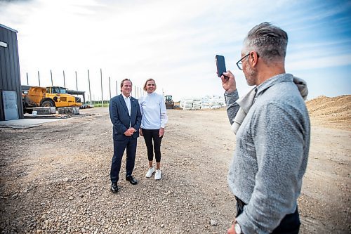 MIKAELA MACKENZIE / FREE PRESS

	
Hans Kristjan takes a photo of ambassador for the embassy of Iceland in Canada Hlynur Gu&#xf0;j&#xf3;nsson (left) and Icelandic minister of justice Gudrun Hafsteinsdottir at Sapphire Springs, a new arctic char fish farm, in the RM of Rockwood on Tuesday, Aug. 6, 2024. 

For Martin Cash story.