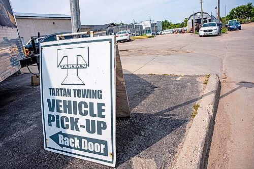 NIC ADAM / FREE PRESS
Tartan Towing&#x2019;s building and lot pictured Tuesday afternoon. The Winnipeg Police Service has awarded its towing contract to Tartan Towing, even though the City of Winnipeg is currently suing the company. Bison Towing officials said they are also disappointed and question the decision, which &#x201c;doesn&#x2019;t make sense,&#x201d; while Dr. Hook&#x2019;s owner called the decision a surprise due to the legal issues. Tartan declined comment. 
240806 - Tuesday, August 06, 2024.

Reporter: Joyanne