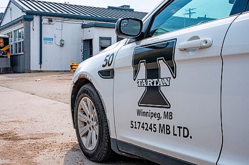 NIC ADAM / FREE PRESS
Tartan Towing&#x2019;s building and lot pictured Tuesday afternoon. The Winnipeg Police Service has awarded its towing contract to Tartan Towing, even though the City of Winnipeg is currently suing the company. Bison Towing officials said they are also disappointed and question the decision, which &#x201c;doesn&#x2019;t make sense,&#x201d; while Dr. Hook&#x2019;s owner called the decision a surprise due to the legal issues. Tartan declined comment. 
240806 - Tuesday, August 06, 2024.

Reporter: Joyanne