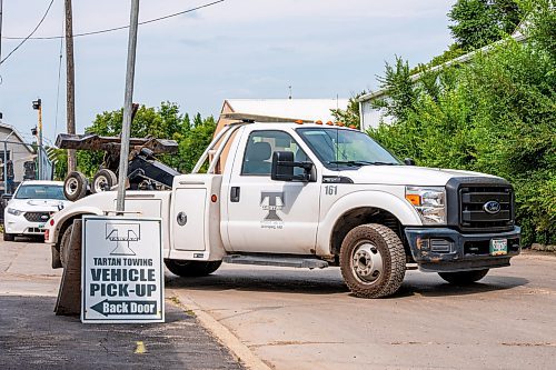 NIC ADAM / FREE PRESS
Tartan Towing&#x2019;s building and lot pictured Tuesday afternoon. The Winnipeg Police Service has awarded its towing contract to Tartan Towing, even though the City of Winnipeg is currently suing the company. Bison Towing officials said they are also disappointed and question the decision, which &#x201c;doesn&#x2019;t make sense,&#x201d; while Dr. Hook&#x2019;s owner called the decision a surprise due to the legal issues. Tartan declined comment. 
240806 - Tuesday, August 06, 2024.

Reporter: Joyanne