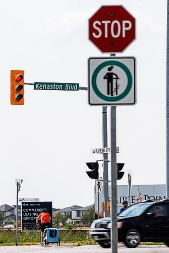 JOHN WOODS / FREE PRESS
The intersection of Waverley and Kenaston Blvd. photographed from the bike path that runs beside the south section of Kenaston Monday, August 6, 2024. A male was taken to hospital after rear ending a vehicle on Friday, and died later that day.

Reporter: chris