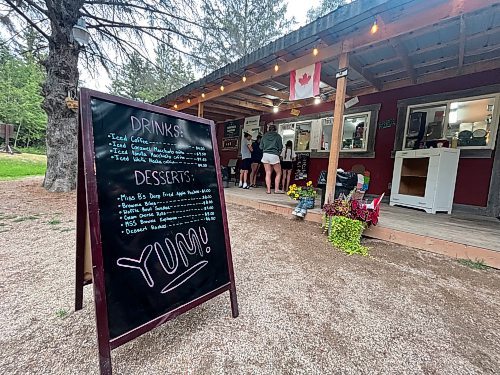 Among the newest items on the menu at CJ's Snack Shack and Mini Golf in Rivers Provincial Park is iced coffee &#x44a;a suggestion made by the young staff who work the order till and kitchen during the summer months. (Matt Goerzen/The Brandon Sun)