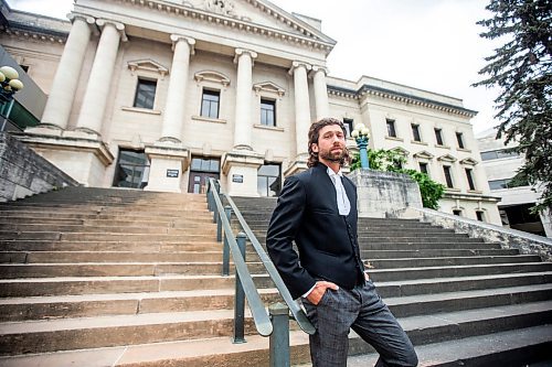 MIKAELA MACKENZIE / FREE PRESS

	
Lawyer Ethan Pollock at the law courts in Winnipeg on Wednesday, Aug. 7, 2024. Months-long waits for psychiatric assessments continue to exacerbate criminal court backlogs and impact access to justice for vulnerable people in the system. 

For Malak story.