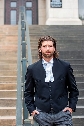 MIKAELA MACKENZIE / FREE PRESS

	
Lawyer Ethan Pollock at the law courts in Winnipeg on Wednesday, Aug. 7, 2024. Months-long waits for psychiatric assessments continue to exacerbate criminal court backlogs and impact access to justice for vulnerable people in the system. 

For Malak story.