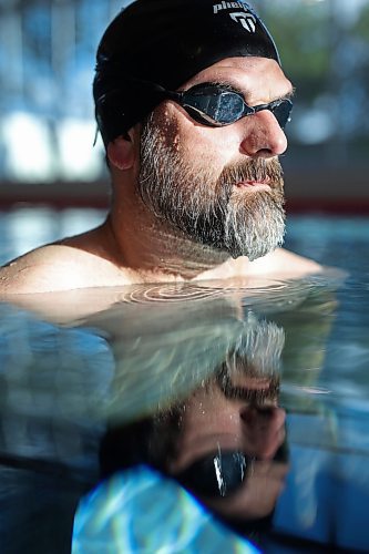 08082024
Swimmer Ian Trembath at the Brandon YMCA pool on Thursday morning. Trembath will be competing in the 50M sprint and 100M race events at the Canada 55+ Games in Quebec City later this month. 
(Tim Smith/The Brandon Sun)