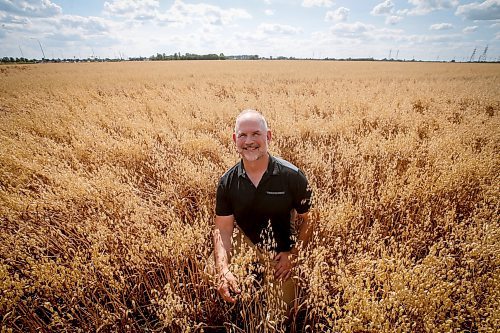 JOHN WOODS / FREE PRESS
Greg Stewart, founder and CEO of Geco Strategic Weed Management is photographed as he inspects a field just outside Winnipeg Monday, August 12, 2024. The Vancouver based company uses data and artificial intelligence to predict weeds in farmers fields, allowing for more targeted weed management.

Reporter: gabby