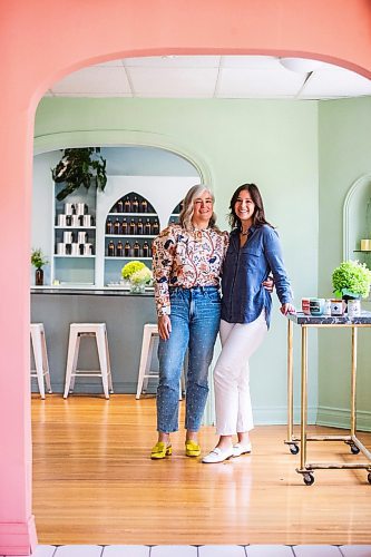 MIKAELA MACKENZIE / FREE PRESS

	
Dominika (left) and Zoe Dratwa, co-owners of Verde Candle Bar, in their new space on Academy on Monday, Aug. 12, 2024.

For Gabby Piche story.