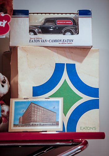 JOHN WOODS / WINNIPEG FREE PRESS
Some of the old Eatons paraphernalia photographed in Corey Quintaine&#x2019;s home in Winnipeg Tuesday, August 13, 2024.

Re: ?