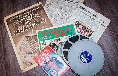 JOHN WOODS / WINNIPEG FREE PRESS
Some of the old Eatons paraphernalia photographed in Corey Quintaine&#x2019;s home in Winnipeg Tuesday, August 13, 2024.

Re: ?