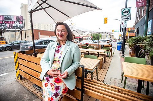 MIKAELA MACKENZIE / FREE PRESS

	
Councillor Sherri Rollins at Nola&#x573; outdoor patio on Wednesday, Aug. 14, 2024. Rollins was the head of the property and development committee at City Hall that has eliminated the cost and drastically reduced the red tape required for restaurants and bars to build outdoor patios.

For Martin Cash story.