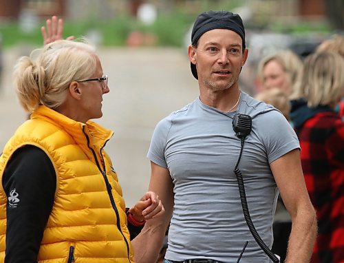 Riding Mountain Triathlon race director Dave Lipchen, shown at the race last summer in Wasagaming, couldn't have imagined how much would change for the event in 2024. (Perry Bergson/The Brandon Sun)