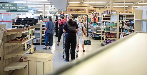 Ruth Bonneville / Free Press

Standup - Family Foods closes 

After 20 years in business the owner of Dakota Family Foods closes its doors Tuesday.  Customers seem to linger as they hunt for last minute deals even though many shelves lay empty with some shelving units with sticker prices on them to be sold as well.

Longtime employee Jeff Parker, moves  shelving and cleans up water from ice and pop machines after they get taken away.   He says he feels sad that such a great place to work is really closing 

 Aug 13th, 2024
