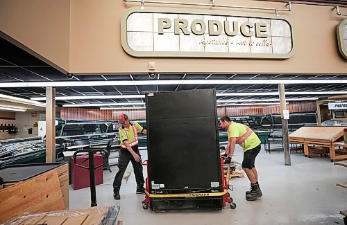 Ruth Bonneville / Free Press

Standup - Family Foods closes 

After 20 years in business the owner of Dakota Family Foods closes its doors Tuesday.  Customers seem to linger as they hunt for last minute deals even though many shelves lay empty with some shelving units with sticker prices on them to be sold as well.

Longtime employee Jeff Parker, moves  shelving and cleans up water from ice and pop machines after they get taken away.   He says he feels sad that such a great place to work is really closing 

 Aug 13th, 2024
