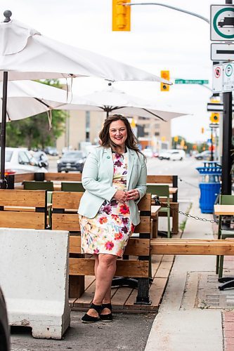 MIKAELA MACKENZIE / FREE PRESS

	
Councillor Sherri Rollins at Nola&#x573; outdoor patio on Wednesday, Aug. 14, 2024. Rollins was the head of the property and development committee at City Hall that has eliminated the cost and drastically reduced the red tape required for restaurants and bars to build outdoor patios.

For Martin Cash story.