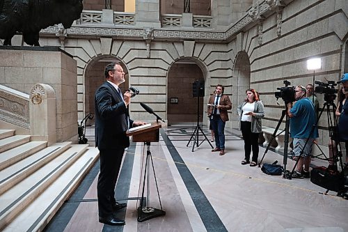 Ruth Bonneville / Free Press

local - justice minister - electronic monitoring

Justice Minister Matt Wiebe holds press conference Wednesday in the rotunda at the Legislative Building about reimplementing electronic monitoring devices on repeat offenders.  

ELECTRONIC MONITORING: The province sends news release on beefed-up electronic monitoring for offenders.

 Aug 14th, 2024
