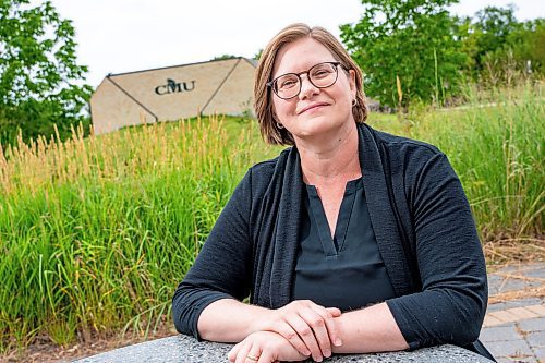 NIC ADAM / FREE PRESS
Dr. Heather Campbell-Enns, Associate Professor of Psychology at Canadian Mennonite University (CMU), pictured outside the campus Wednesday. She has been awarded a Canada Research Chair (CRC) grant worth $600,000 over five years to study family-provided care for older adults, particularly in the context of dementia--something that is becoming increasingly common as Canada's population of older adults is growing. 
240814 - Wednesday, August 14, 2024.

Reporter: ?